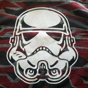 Red And Black Camo Stormtrooper Hoodie Starwars Pullover Youth 2XL Size 18